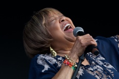 Mavis Staples performing on The Which Stage Saturday